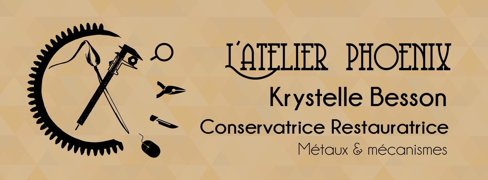 Krystelle Besson _ Latelier phoenix _ Conservation Restauration _ Métaux Mécanismes